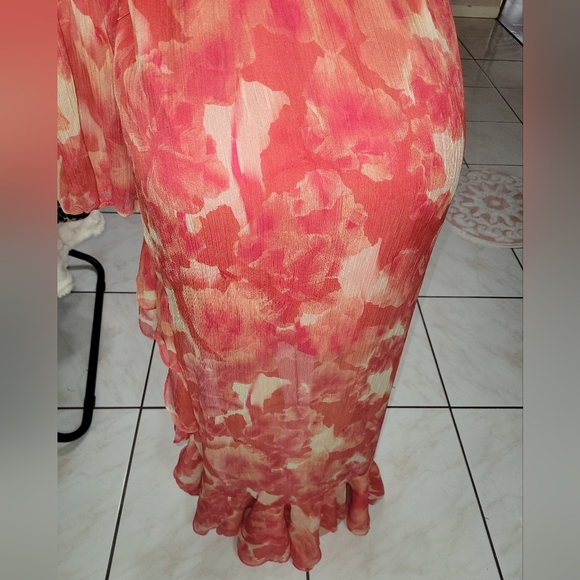 Gianni Bini Vibrant Pink One-Shoulder Dress - Picture 6 of 15